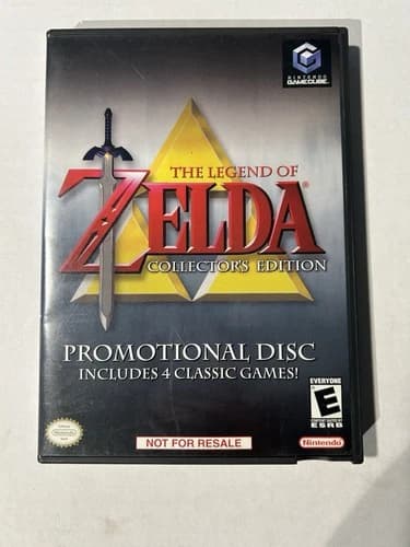 THE LEGEND OF ZELDA GAMECUBE COLLECTORS EDITION PROMOTIONAL DISC