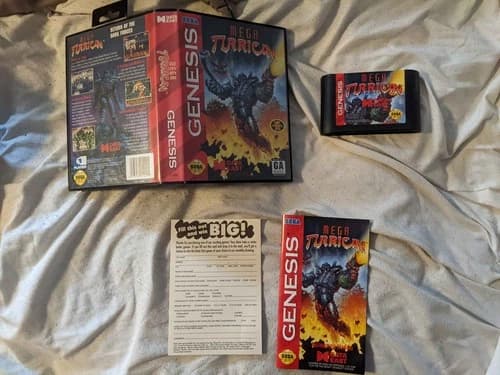 Mega Turrican (Sega Genesis, 1994) CIB Tested and Working