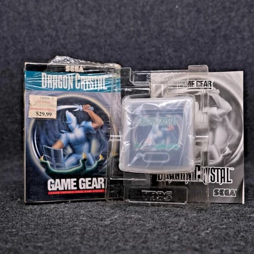 Dragon Crystal (Game Gear) CIB W/Original Wrap - Authentic Great Cond