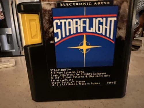 Starflight Sega Genesis Cartridge Only