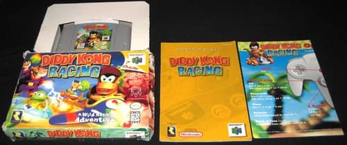 Diddy Kong Racing (Nintendo 64, N64, 1997) Complete in Box CIB