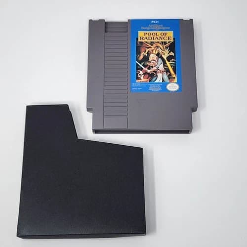 Dungeons & Dragons Pool of Radiance (Nintendo NES) AUTHENTIC Cartridge - TESTED