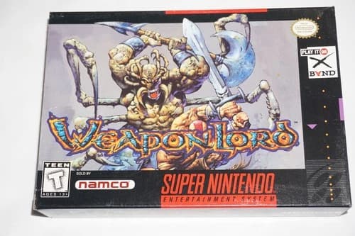 Weaponlord (Super Nintendo SNES) Complete in Box CIB