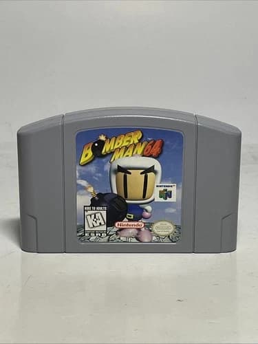 Bomberman 64 (Nintendo 64, 1997) Authentic N64 Video Game Cartridge N64