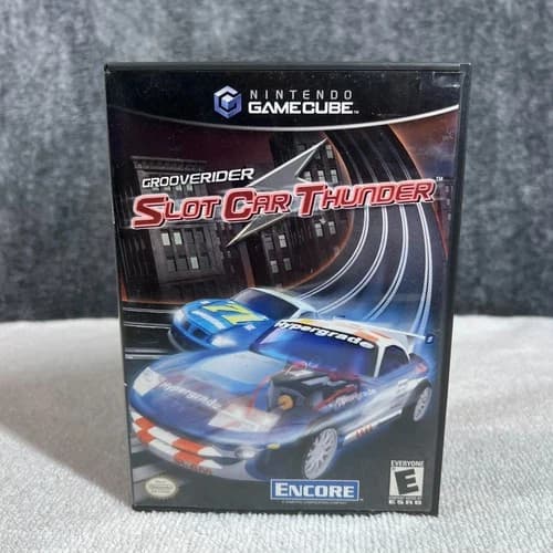 Grooverider: Slot Car Thunder Gamecube Game CIB Complete Tested Authentic