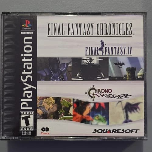 Squaresoft Final Fantasy Chronicles Sony PlayStation 1 PS1 - 2 Discs Black Label