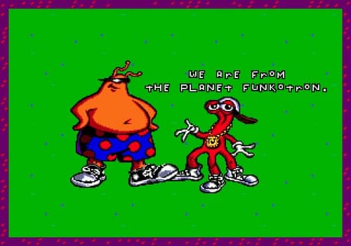 Toejam And Earl - Sega Genesis Game Toe Jam Complete
