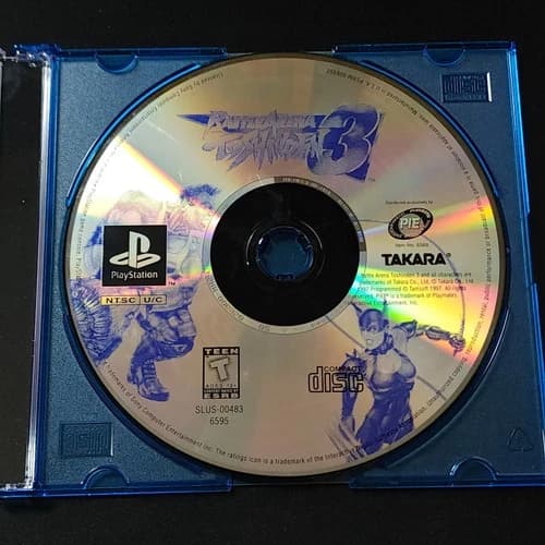 Battle Arena Toshinden 3 1997 Sony PlayStation PS1 LOOSE DISC ONLY Video Game