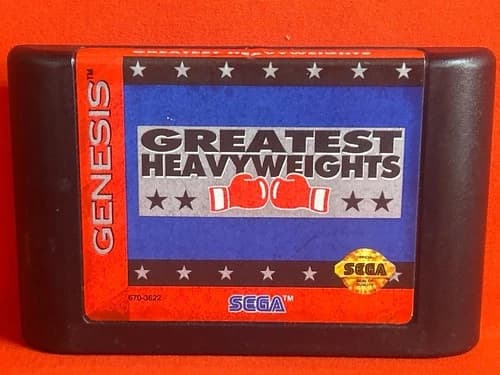 Greatest Heavyweights Sega Genesis Cartridge Only Tested (CP1123447)