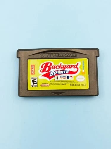 Backyard Sports Baseball 2007 GameBoy Advance Cart Only