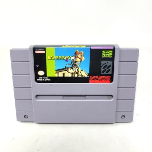 Paperboy 2 SNES (Nintendo Entertainment System) Authentic Tested Working