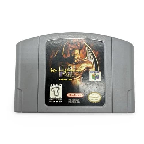 Killer Instinct Gold Nintendo 64, 1997 N64 Authentic Cartridge Only Tested