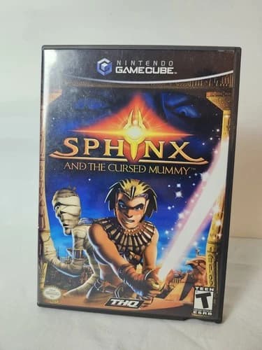 Sphinx and the Cursed Mummy (Nintendo GameCube) CIB Complete CLEAN DISC