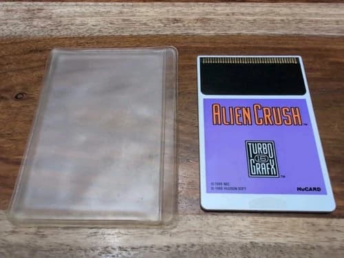 Alien Crush Authentic Turbografx 16 Game HuCard Only Tested Works