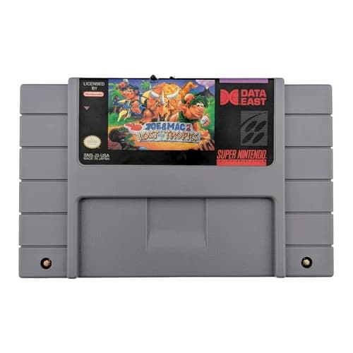 Joe & Mac 2 Lost In The Tropics 1994 SNES With Video Authentic Tested