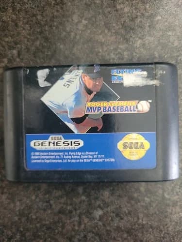 Roger Clemens' MVP Baseball Sega Genesis Free Shipping