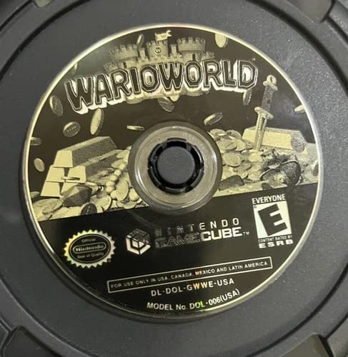 Wario World Nintendo GameCube-Tested Used DISC ONLY