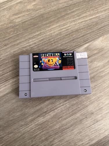 Faceball Tested SNES Working Clean 🔥