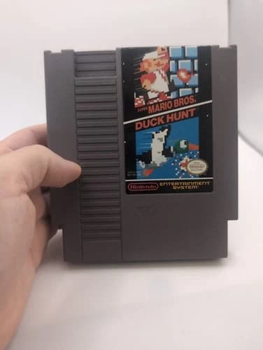 Super Mario Bros. /Duck Hunt Nintendo NES Tested Working