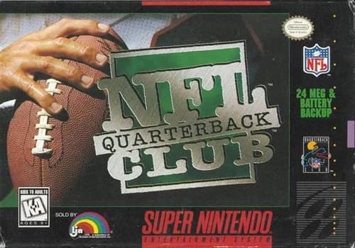 NFL Quarterback Club- SNES Super Nintendo Game