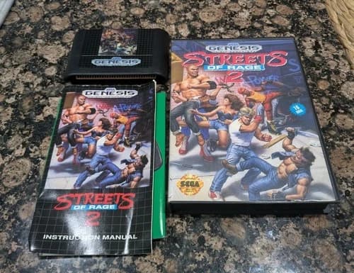 Streets of Rage 2 Sega Genesis CIB - Tested, Works