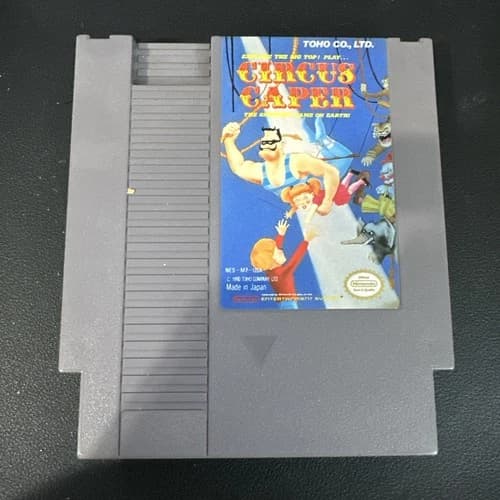 Circus Caper - 1990 NES Nintendo Game - Cart Only - TESTED!