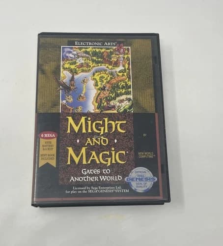 Might and Magic: Gates to Another World Sega Genesis, 1991 Complete with manual!