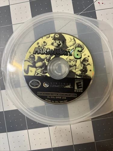 Mario Party 6 (Nintendo GameCube, 2004) | Disc Only | Tested Working