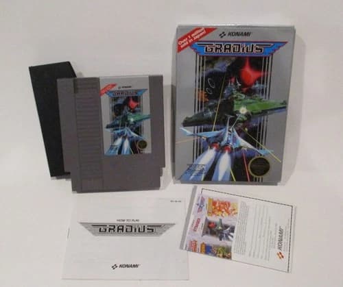 GRADIUS Nintendo NES Complete In box CIB Konami