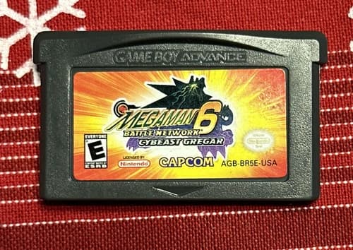Mega Man Battle Network 6: Cybeast Gregar GBA Game Boy Advance Authentic -Tested