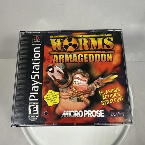 Worms Armageddon ps1 Sony PlayStation 1 MicroProse 1999 NTSC-U/C