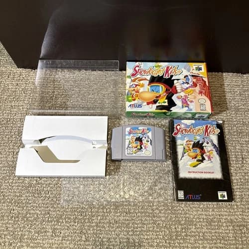 Snowboard Kids (Nintendo 64, 1997) N64 CIB Complete In Box Tested & Working