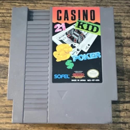 Sofel Casino Kid Nintendo NES Game Cartridge NTSC-U/C US/Canada