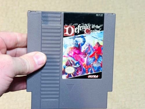 Defender of the Crown - Nintendo NES Game Cartridge - Authentic - Tested