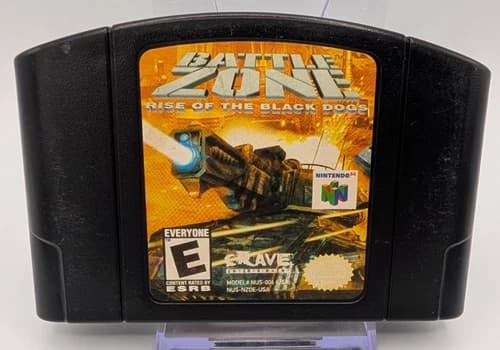 Battlezone: Rise of the Black Dogs (Nintendo 64) - Authentic - Tested