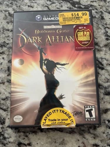 Baldur's Gate Dark Alliance Nintendo GameCube Video Game 2002 Tested