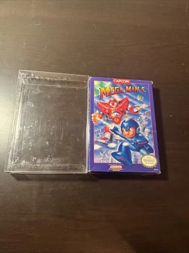 Mega Man 5 Nintendo NES Complete in Box “Good Condition” TESTED