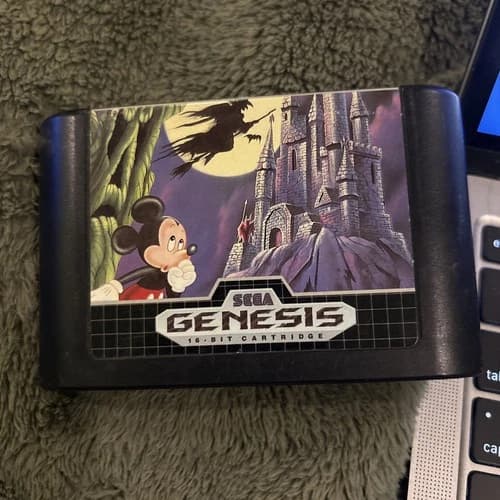 Sega Mega Drive- Castle of Illusion Starring Mickey Mouse Game- Cart Only