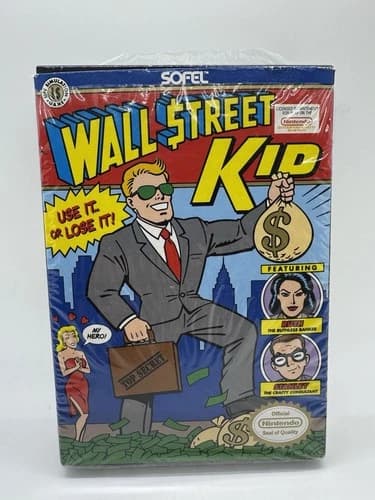 Wall Street Kid (Nintendo Entertainment System, 1990) NES CIB Complete Tested