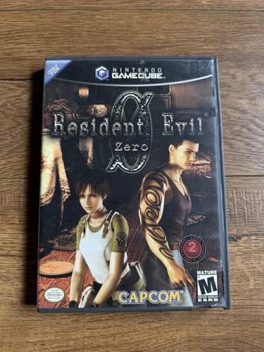 Resident Evil Zero Nintendo GameCube, Capcom 2002, Complete in Box Cib Tested