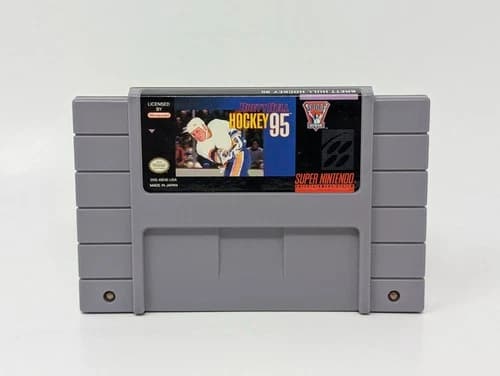 Brett Hull Hockey 95 (Super Nintendo Entertainment System, 1995) - Cart SNES