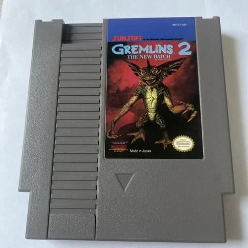 Gremlins 2 The New Batch (Nintendo NES, 1990) Cartridge Only - Tested & Working