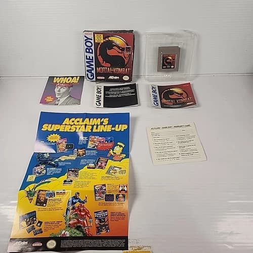 Mortal Kombat (Nintendo Game Boy) Complete Authentic