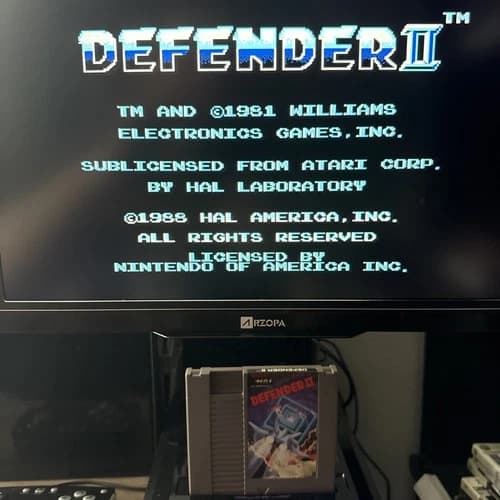 Defender II 2 (Nintendo Entertainment System, 1988) NES