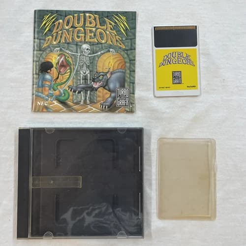 Double Dungeons (TurboGrafx-16, 1990) CIB Tested