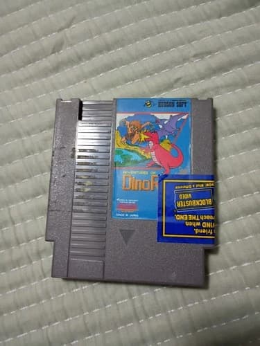 Adventures of Dino-Riki NES Nintendo Game Cartridge