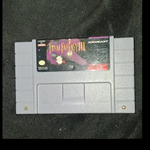 Squaresoft Final Fantasy III (SNES) Cartridge Only – Role Playing NTSC-U/C