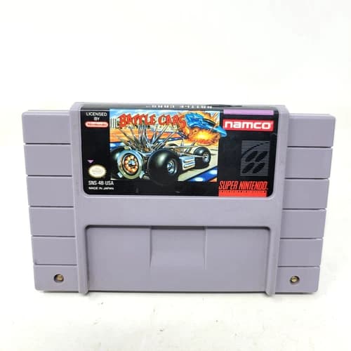 Battle Cars SNES (Super Nintendo) Authetnic Tested Working