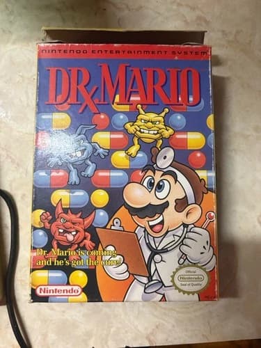 Dr. Mario (Nintendo NES, 1990) Complete CIB