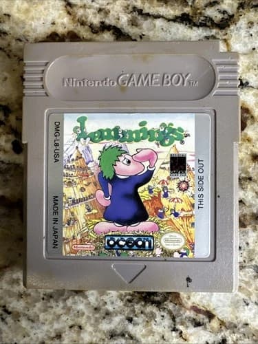 Lemmings (Nintendo Game Boy, 1994) Cartridge Only